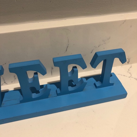 3/$20 🖤 Home Outfitters “SWEET” Block Sign - Picture 3 of 3